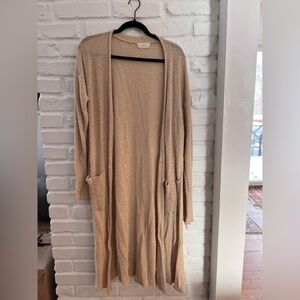 Together Women's Tan Cardigan Sweater